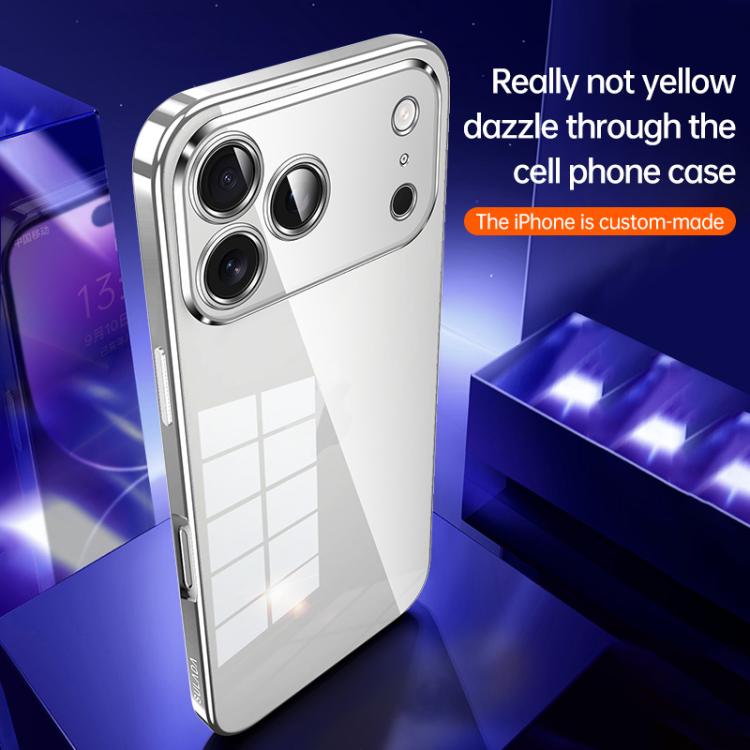 SULADA Transparent Phone Case - Shine Through Series Plating TPU Design