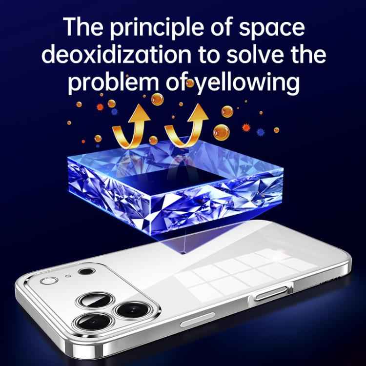 SULADA Shine Through Series Plating TPU Transparent Phone Case