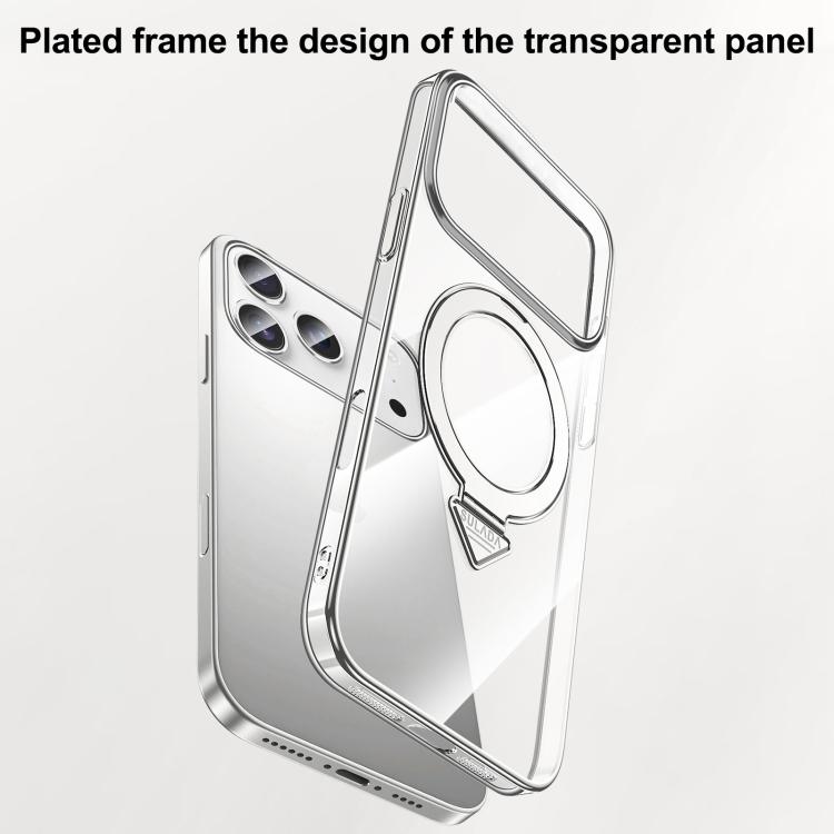 SULADA MagSafe Phone Case - Electroplated Transparent Holder for Ultimate Protection