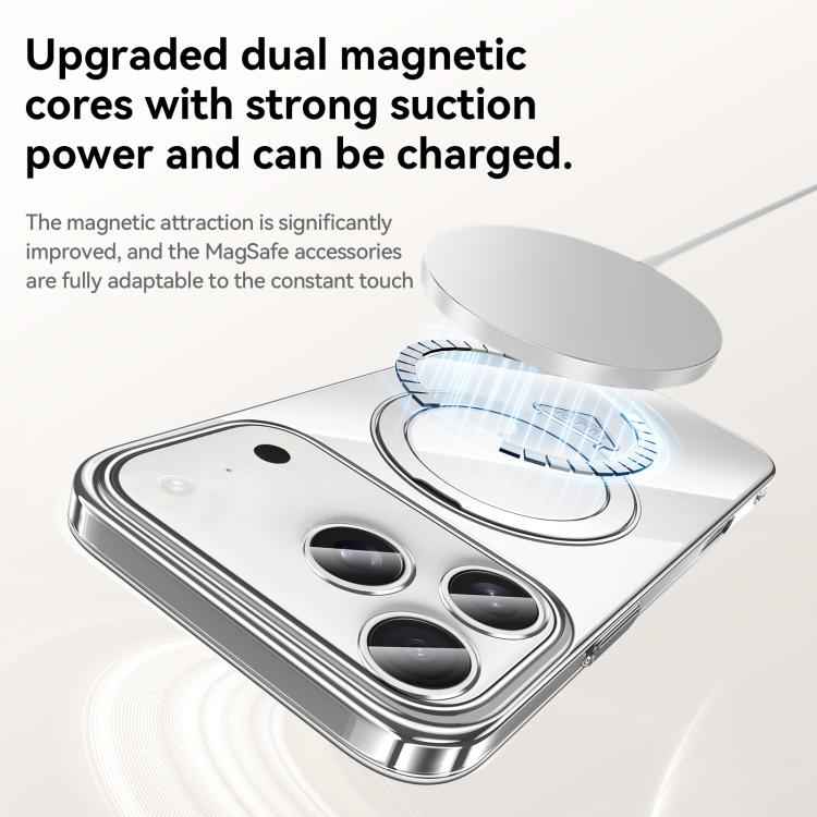 SULADA Electroplated Transparent MagSafe Holder Phone Case