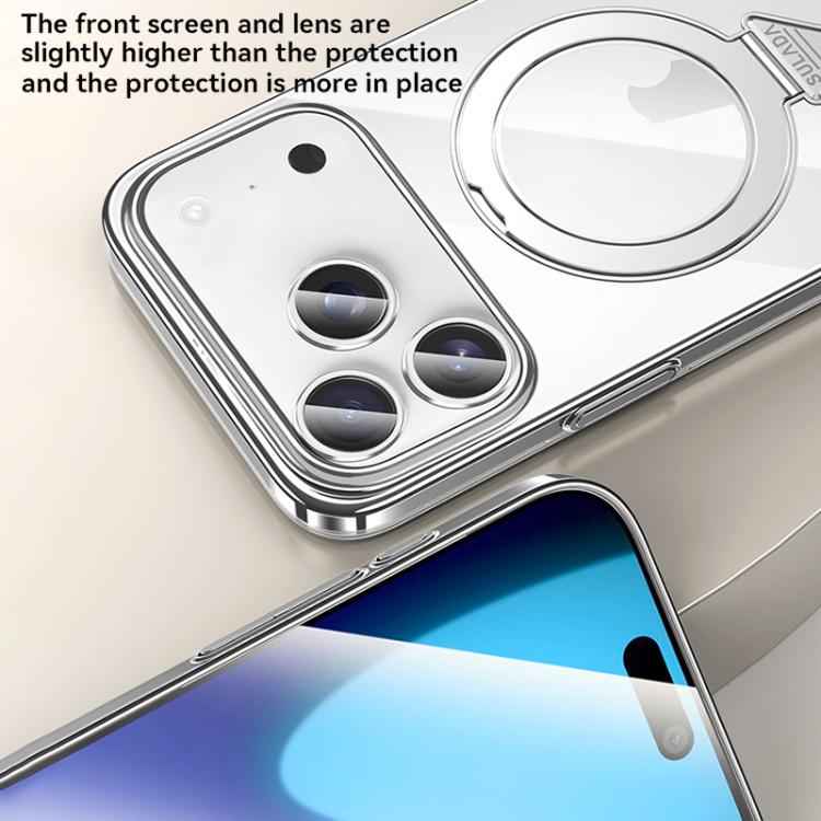 SULADA Electroplated Transparent MagSafe Holder Phone Case