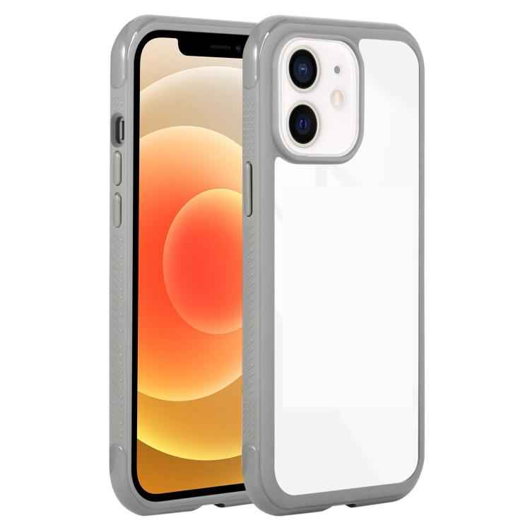 Solid Color Edge Transparency Acrylic TPU Phone Case