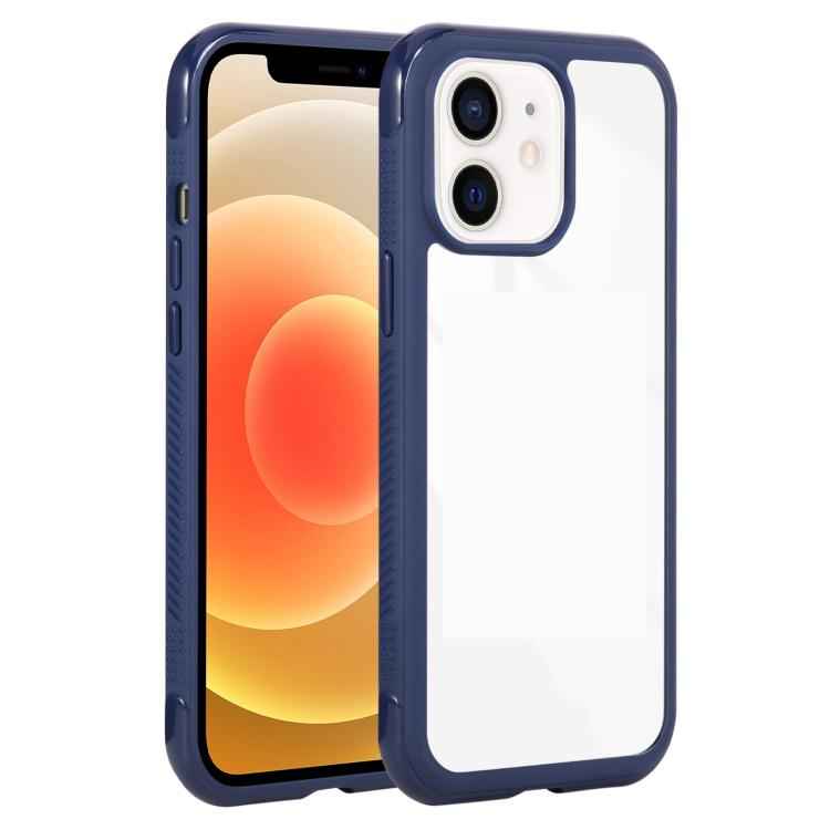 Solid Color Edge Transparency Acrylic TPU Phone Case