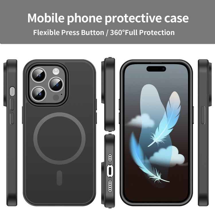 Fanying Series PC Hybrid TPU Translucent Frosted MagSafe Phone Case