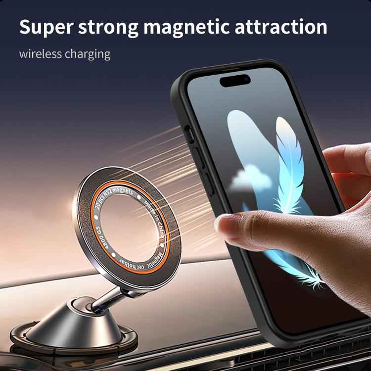 Fanying Series PC Hybrid TPU Translucent Frosted MagSafe Phone Case