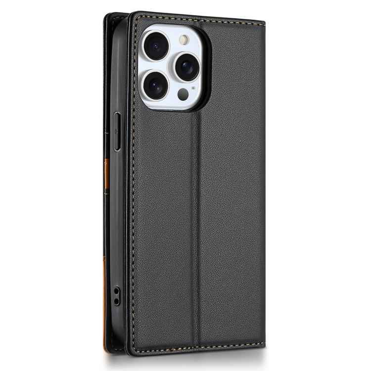 N.BEKUS P3 RFID Stitching Magnetic Flip Leather Phone Case
