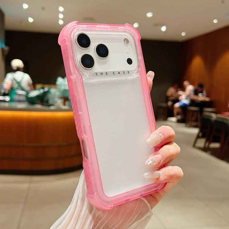 Transparent Matte TPU Hybrid PC 3-in-1 Phone Case