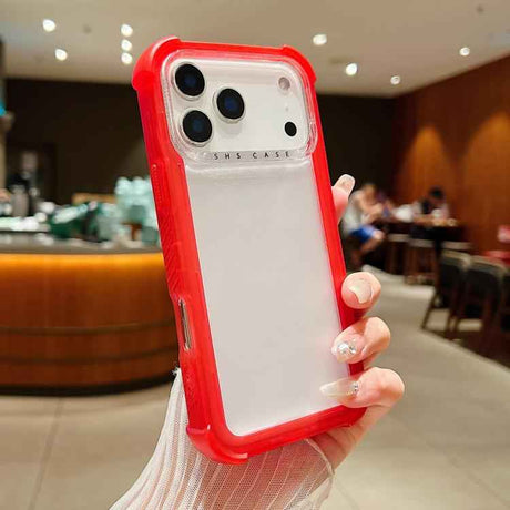 Transparent Matte TPU Hybrid PC 3-in-1 Phone Case