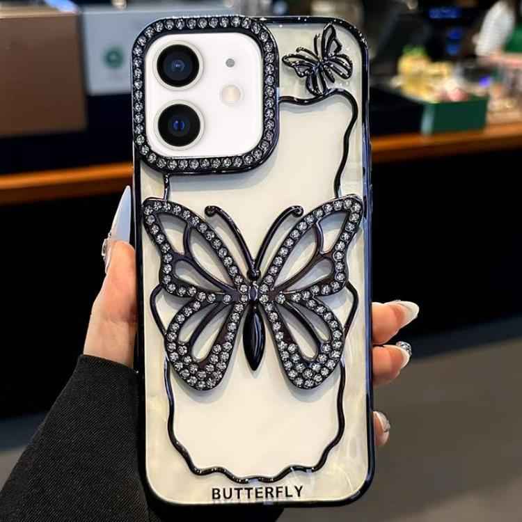 Hollow Butterfly Electroplating TPU Phone Case