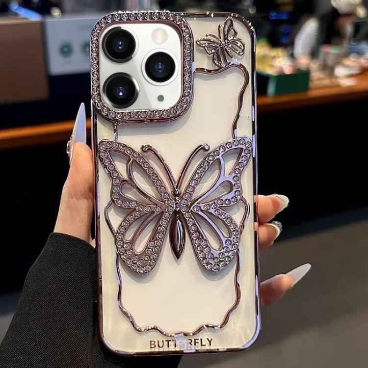 Hollow Butterfly Electroplating TPU Phone Case