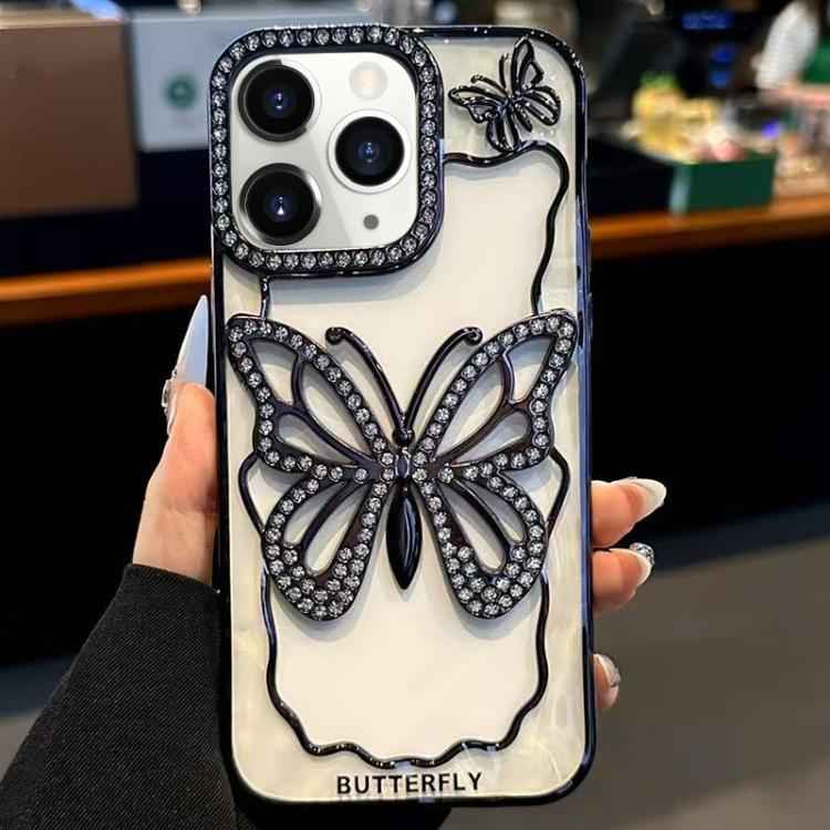 Hollow Butterfly Electroplating TPU Phone Case