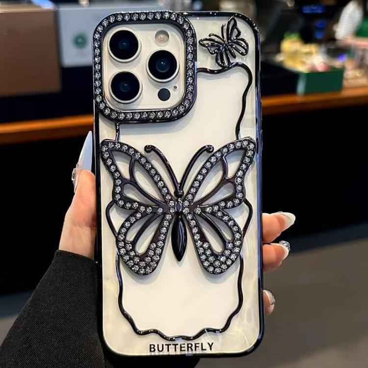 Hollow Butterfly Electroplating TPU Phone Case