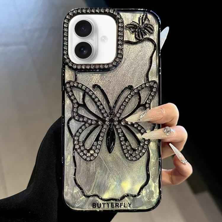 Butterfly Electroplating TPU Phone Case with Epoxy Cardboard