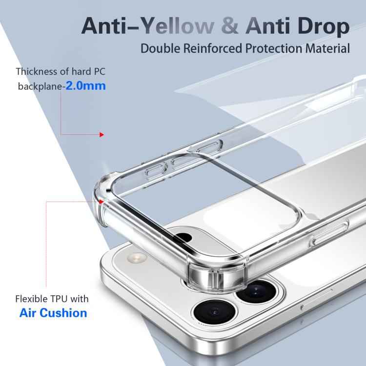 Four-corner Shockproof Acrylic +TPU Phone Case