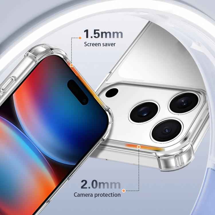 Four-corner Shockproof Acrylic +TPU Phone Case