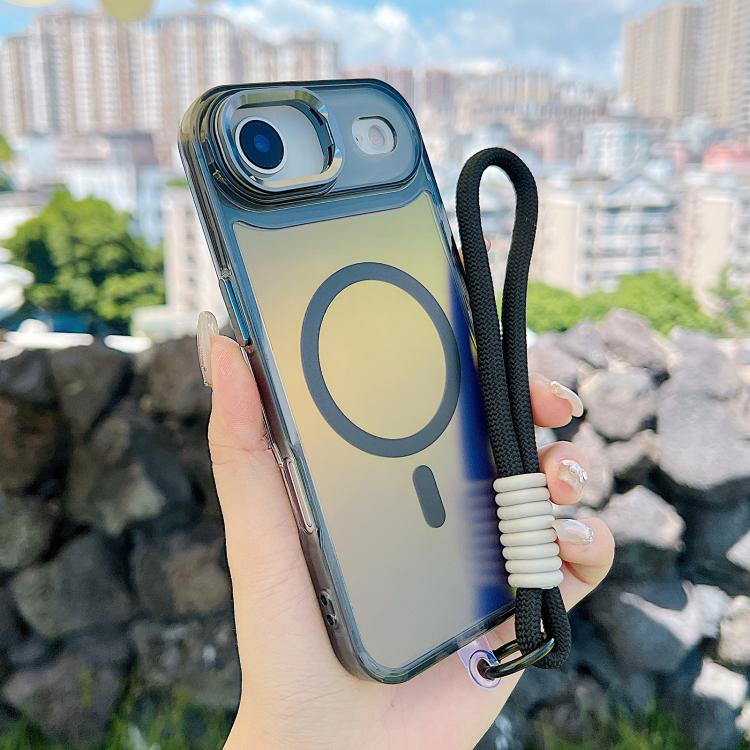 Gradient Discolor MagSafe Phone Case with Holder / Wrist Strap