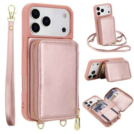 Crossbody Zipper RFID Card Bag Phone Case