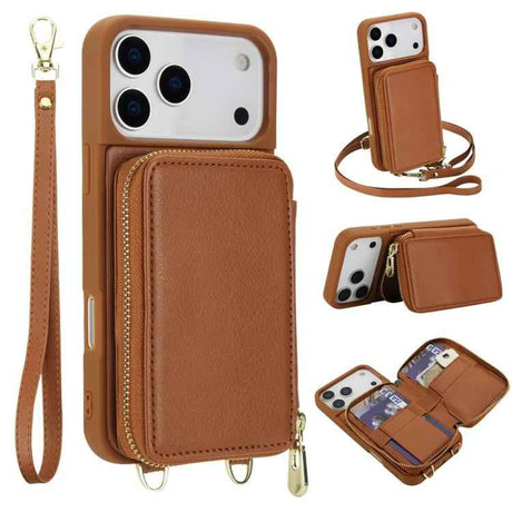 Crossbody Zipper RFID Card Bag Phone Case