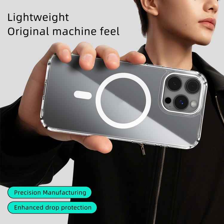 ABEEL MagSafe Magnetic Color Ring Anti-scratch Transparent Phone Case