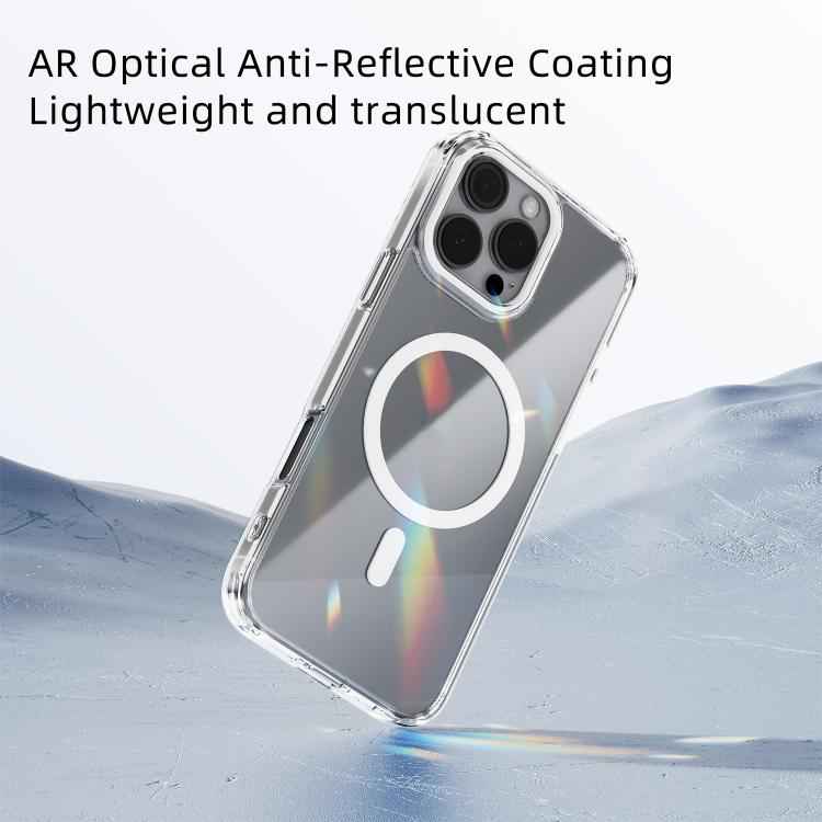 ABEEL MagSafe Magnetic Color Ring Anti-scratch Transparent Phone Case