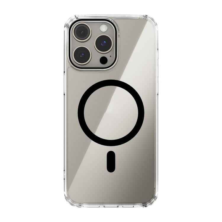 ABEEL MagSafe Magnetic Color Ring Anti-scratch Transparent Phone Case