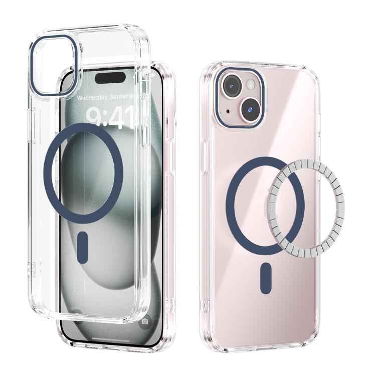 ABEEL MagSafe Magnetic Color Ring Anti-scratch Transparent Phone Case