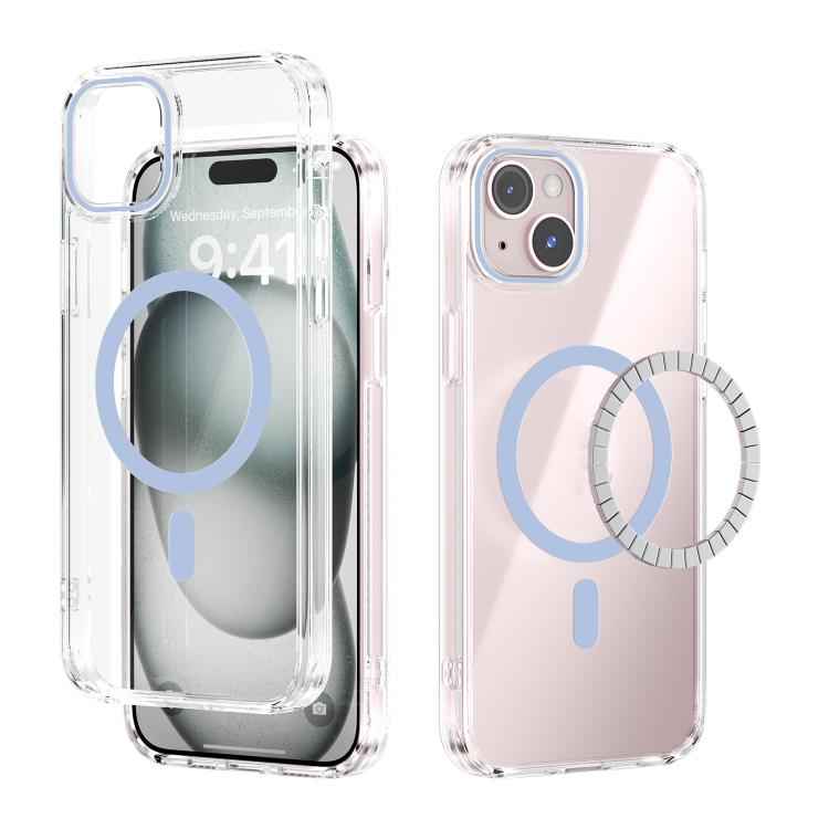 ABEEL MagSafe Magnetic Color Ring Anti-scratch Transparent Phone Case