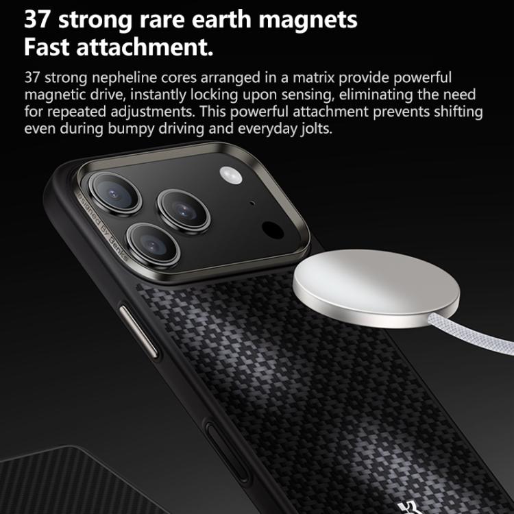 Benks Y2 Kevlar All-inclusive MagSafe Magnetic Diamond Phone Case, For iPhone 17 Pro Max, For iPhone 17 Pro