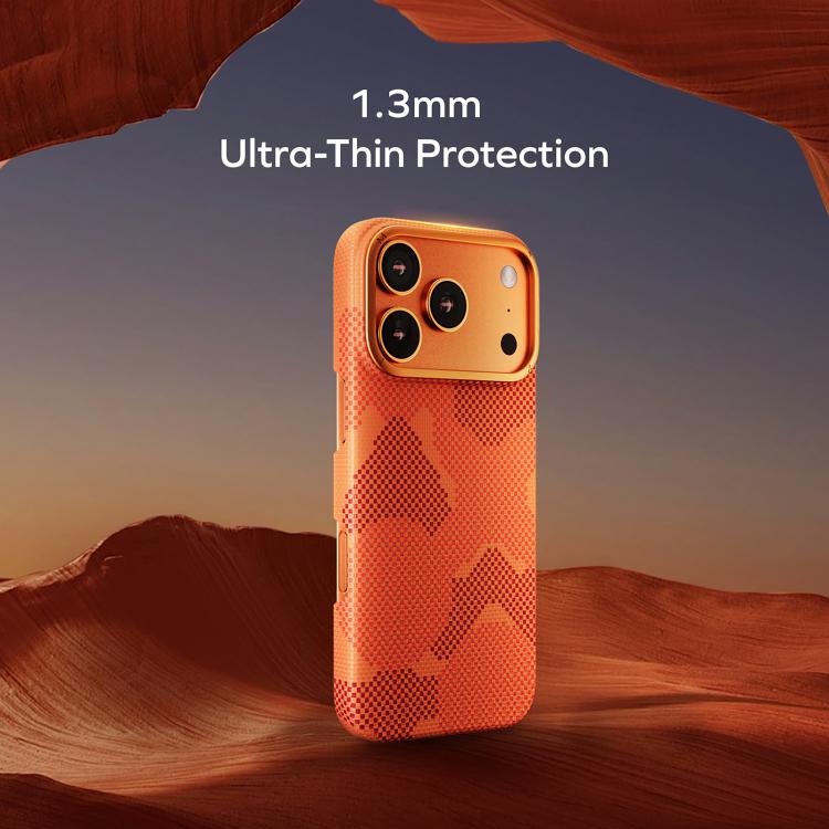 MOMAX Aramid Fiber Ultra-thin MagSafe Phone Case, For iPhone 17 Pro Max, For iPhone 17 Pro