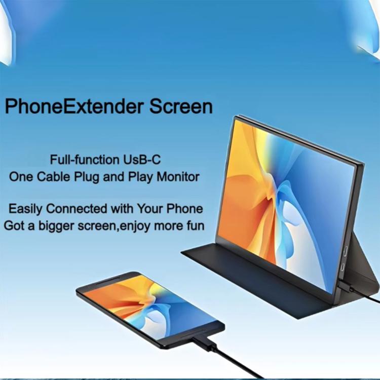 P105A01D 10.5" IPS Portable Monitor – HD, Type-C Extend, US Plug