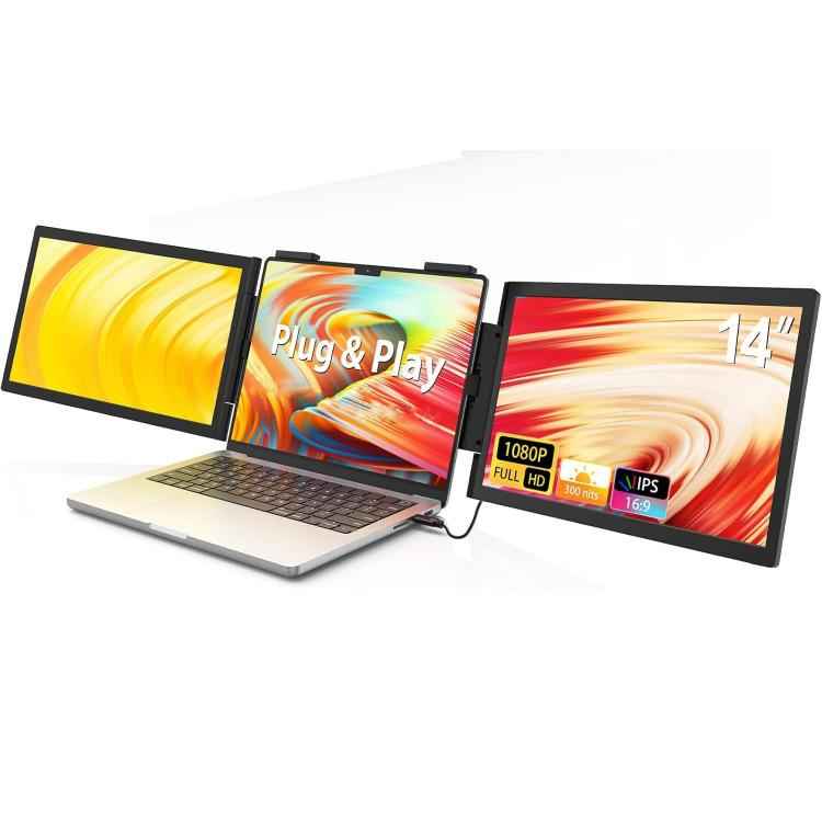 Z140A01D 14" 1080P Dual-Screen Portable Monitor – Laptop Expansion