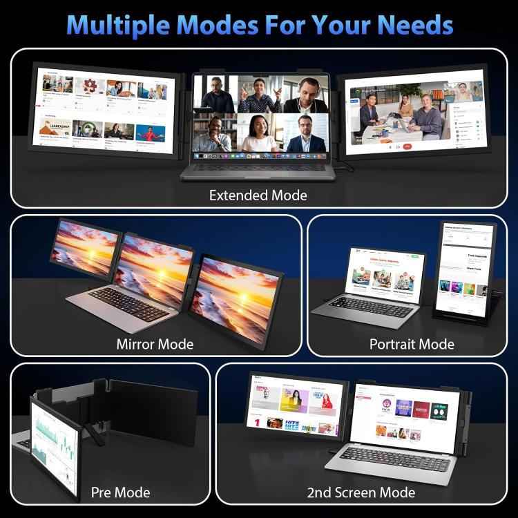 Z140A01D 14" 1080P Dual-Screen Portable Monitor – Laptop Expansion