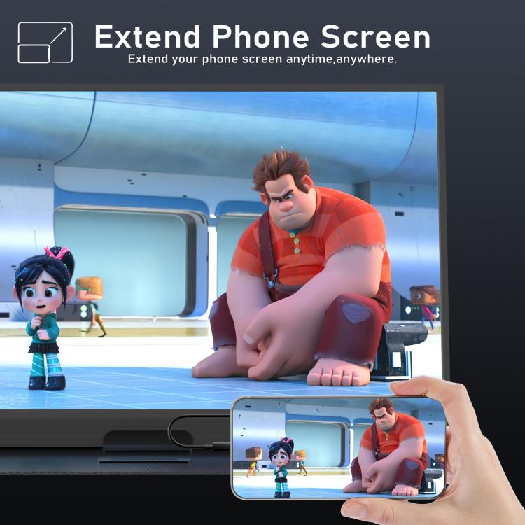 P161A11D 16.1" 1080P Portable Monitor – Gaming Extended Screen