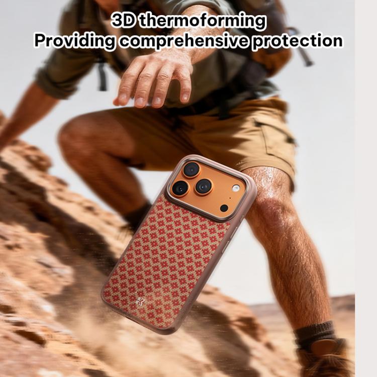 Benks Y3 Kevlar Diamond Pattern Shockproof Magnetic Phone Case, For iPhone 17 Pro Max, For iPhone 17 Pro