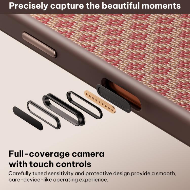 Benks Y3 Kevlar Diamond Pattern Shockproof Magnetic Phone Case, For iPhone 17 Pro Max, For iPhone 17 Pro