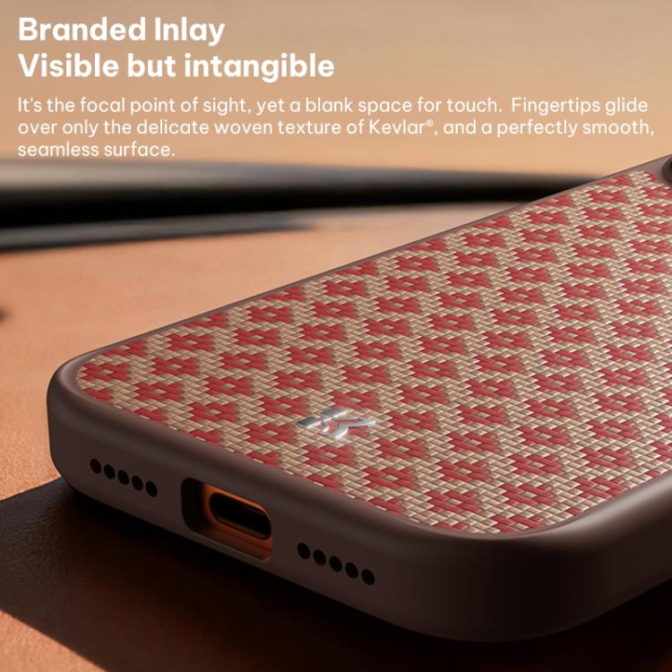 Benks Y3 Kevlar Diamond Pattern Shockproof Magnetic Phone Case, For iPhone 17 Pro Max, For iPhone 17 Pro