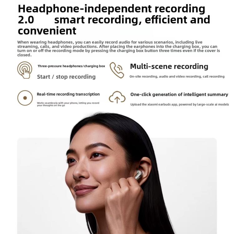 Original Xiaomi Buds 6 Semi-In-Ear TWS Bluetooth Earphones