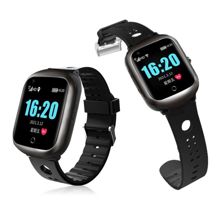 FA66S 1.3-inch Screen 4G Network GPS Tracking Elderly Smart Watch Support Heart Rate / Blood Pressure Monitoring, Eurasia-Africa Version, American Version