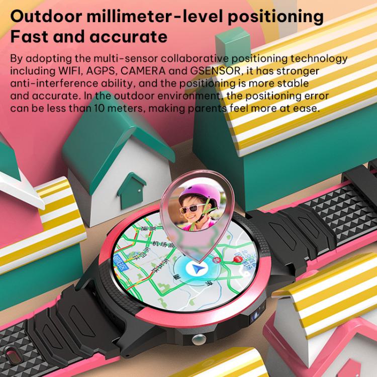 FA56 4G Kids Smart Watch – 1.28" Screen, GPS Tracking, Eurasia-Africa & American Version