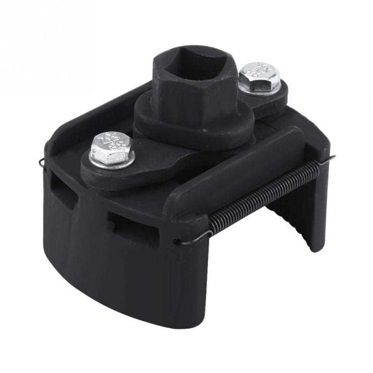 Llave universal para filtro de aceite: herramienta ajustable de acero fundido de dos mordazas para extracción de combustible