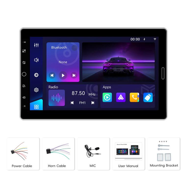 10.1 inch Car HD Touchable Screen Single Din Carplay MP5 Player, Standard, Standard+Reversing camera