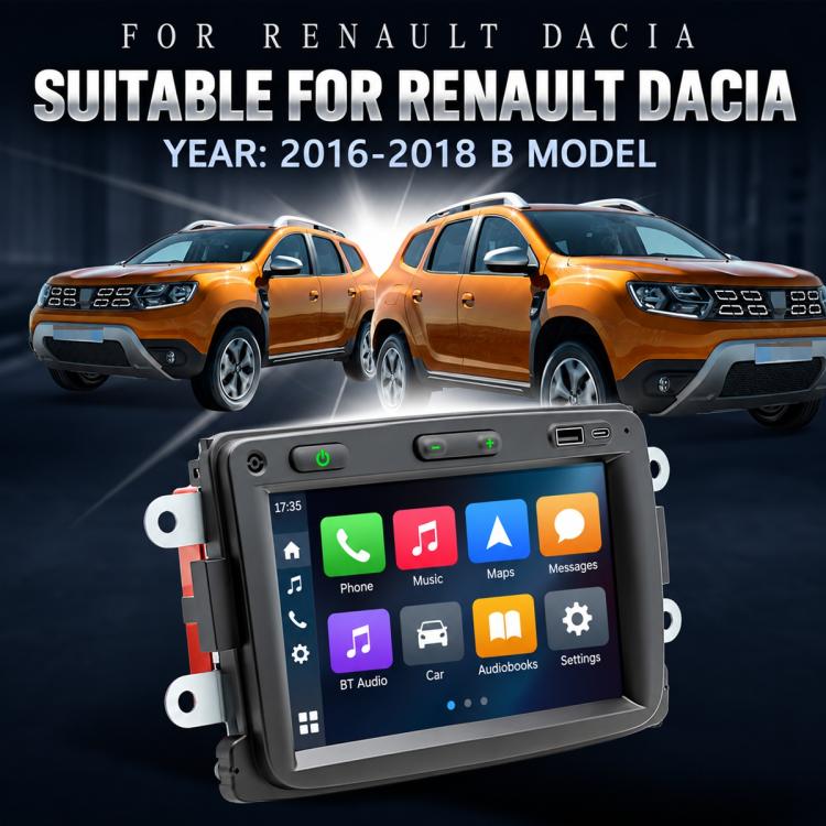 7" Car MP5 Player Wireless Central Control Smart Screen – Renault Dacia 2016–2018