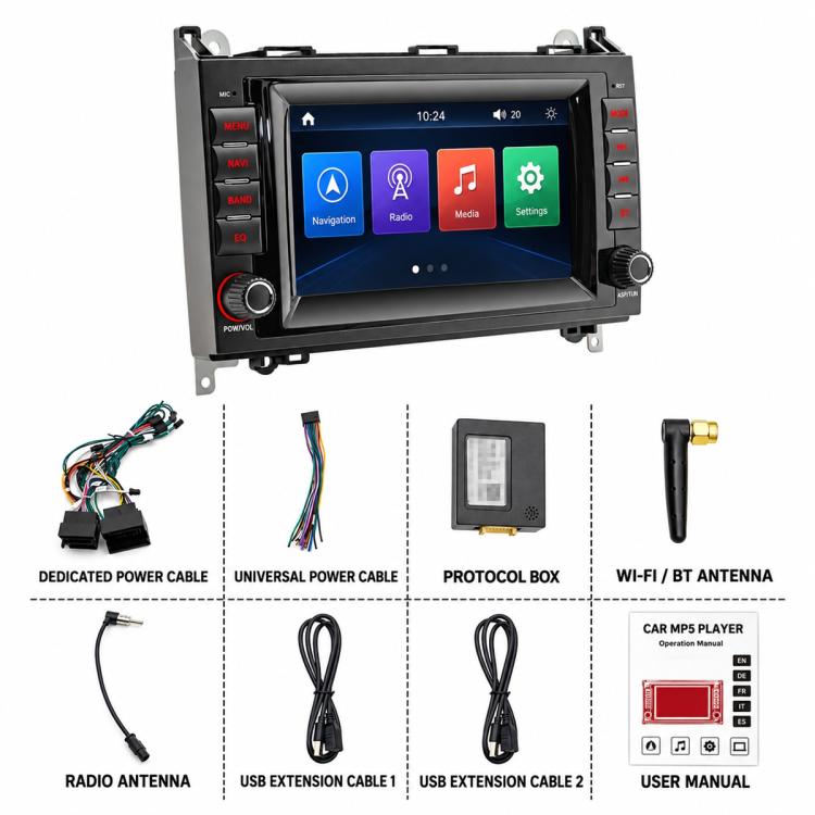 7" Car MP5 Player Wireless Central Control Smart Screen – Mercedes-Benz B200