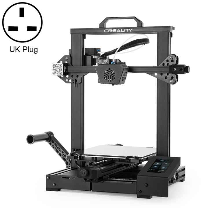CREALITY CR-6 SE 3D Printer – 350W, Leveling-Free, 23.5×23.5×25cm, EU Plug