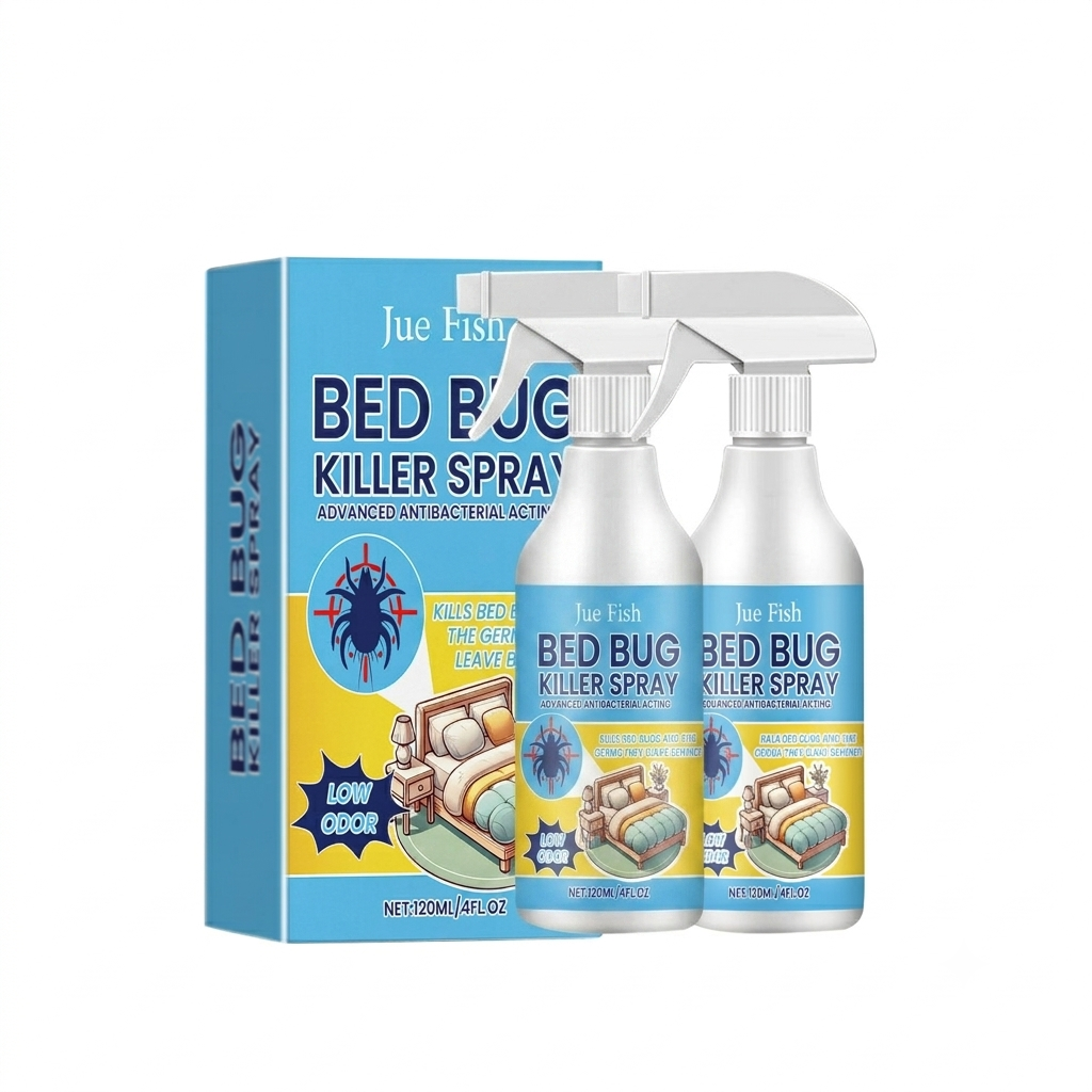 Plant-Based Bed Bug Killer & Dust Mite Spray | Non-Toxic, Safe for Pets, 4oz Travel Size