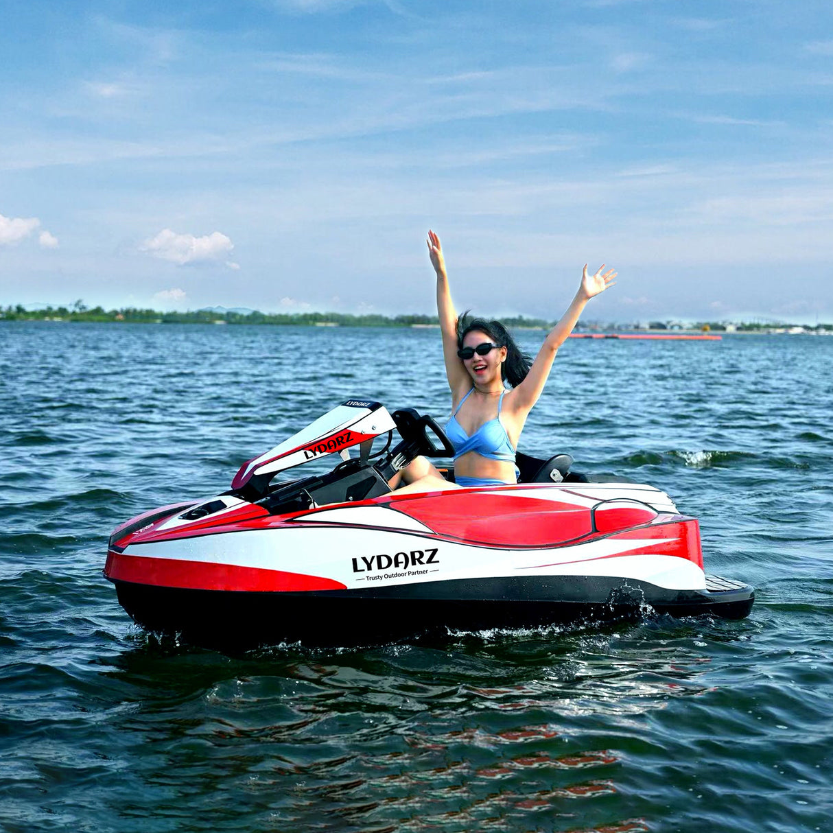 LYDARZ Gasoline Boat Single or Double Seater, Mini Jet Boat for Sale - LYDARZ