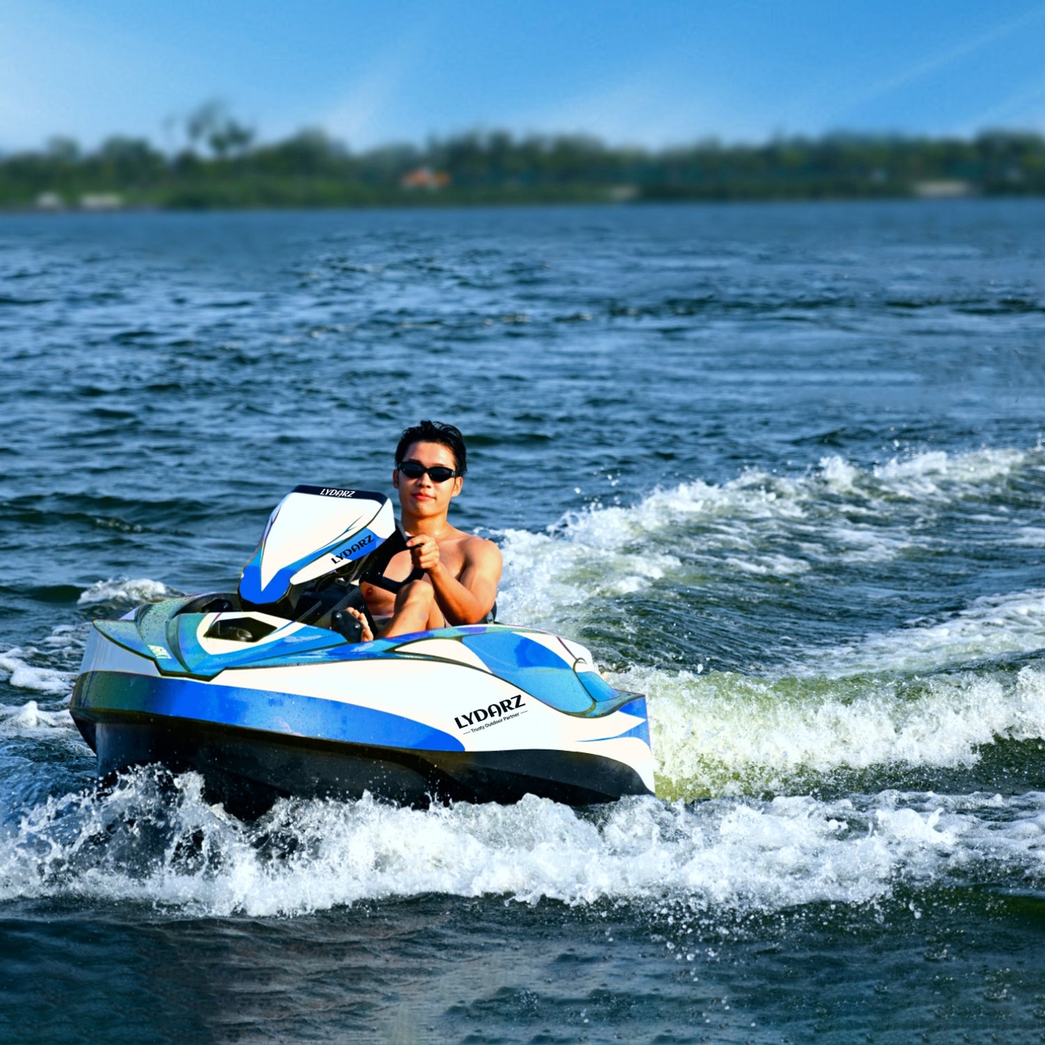 LYDARZ Gasoline Boat Single or Double Seater, Mini Jet Boat for Sale - LYDARZ