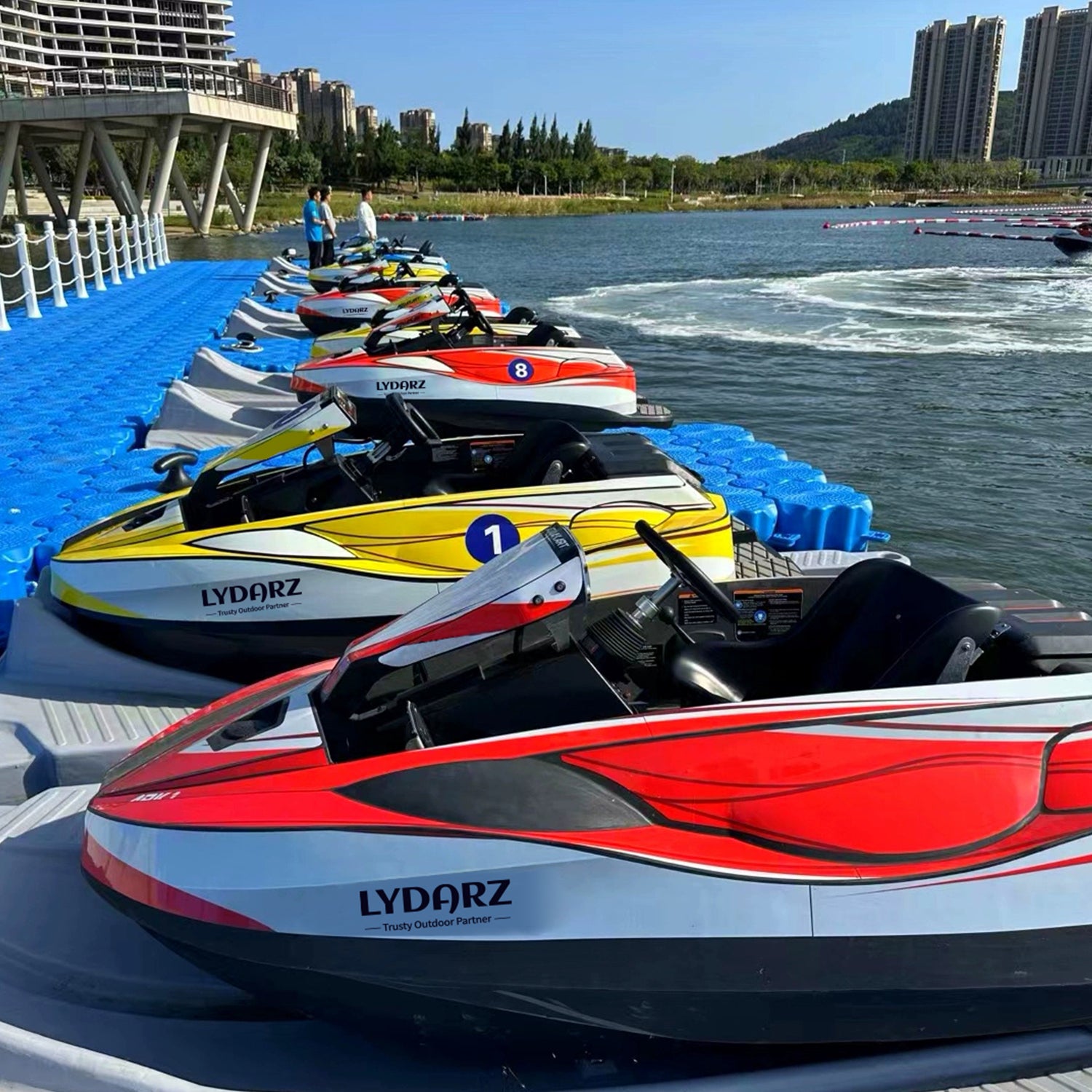 LYDARZ Gasoline Boat Single or Double Seater, Mini Jet Boat for Sale - LYDARZ