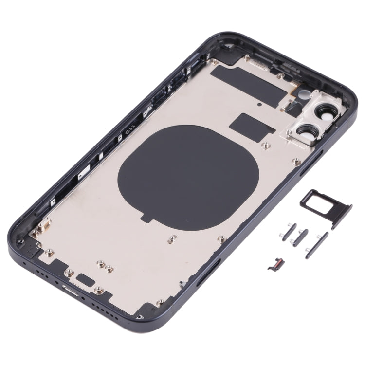 Reemplazo de carcasa trasera para iPhone 11: elegante diseño en negro, azul y blanco inspirado en el iPhone 13 Pro