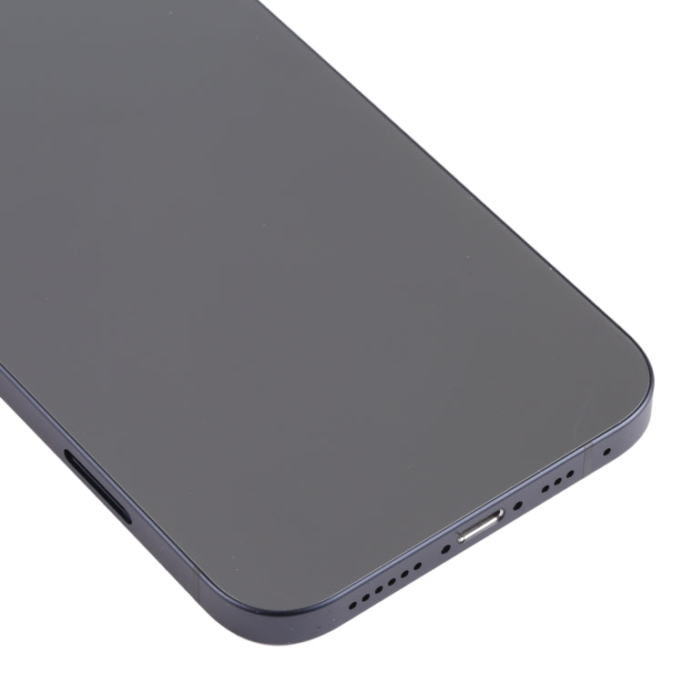 Reemplazo de carcasa trasera para iPhone 11: elegante diseño en negro, azul y blanco inspirado en el iPhone 13 Pro